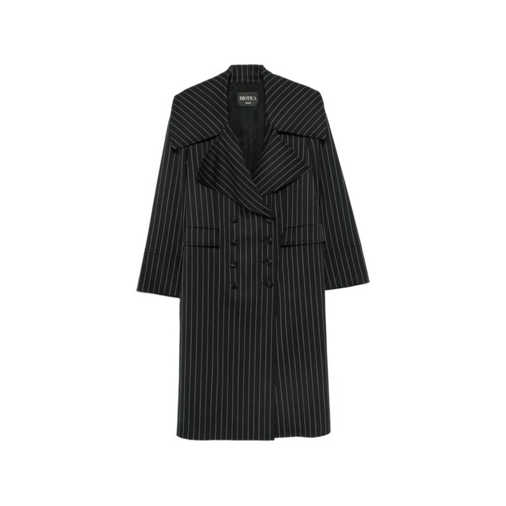 Dondup Black Coats - Double Breasted & Peacoats Women